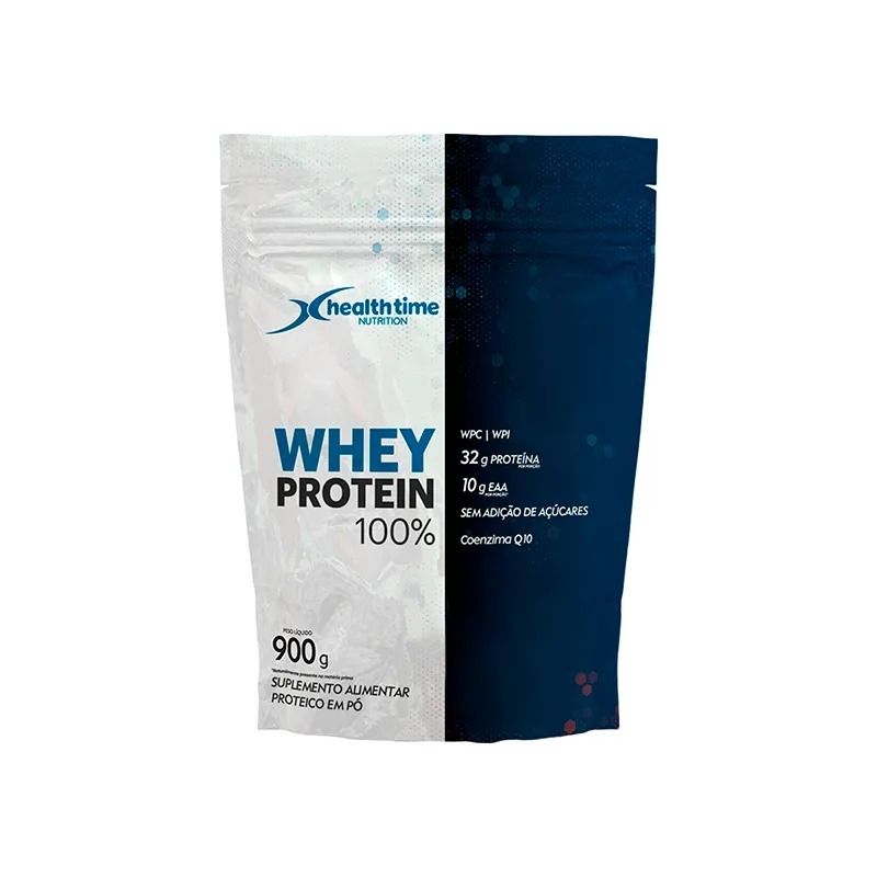 Whey Protein 100% Refil (900g) - Baunilha Health Time Nutrition