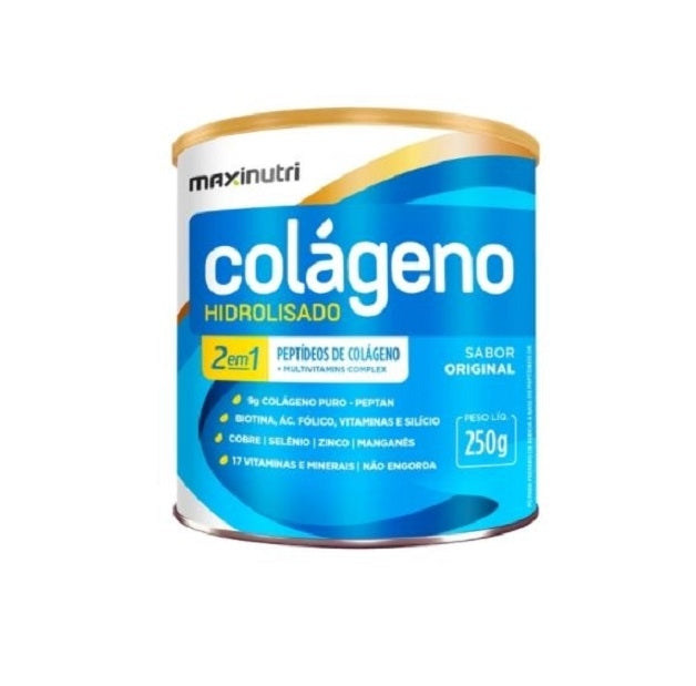 Colágeno Hidrolisado 2 em 1 ZERO (250g) - MaxiNutri