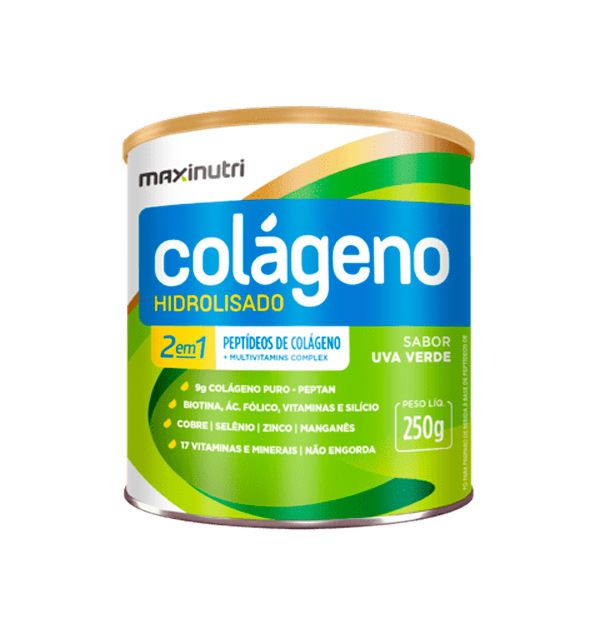 Colágeno Hidrolisado 2 em 1 ZERO (250g) - MaxiNutri