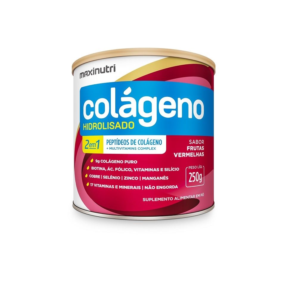 Colágeno Hidrolisado 2 em 1 ZERO (250g) - MaxiNutri