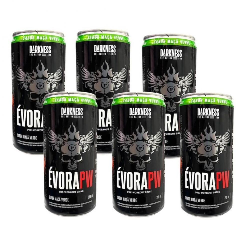 Évora PW Drink (6 unidades - 269ml) - Maçã Verde Darkness
