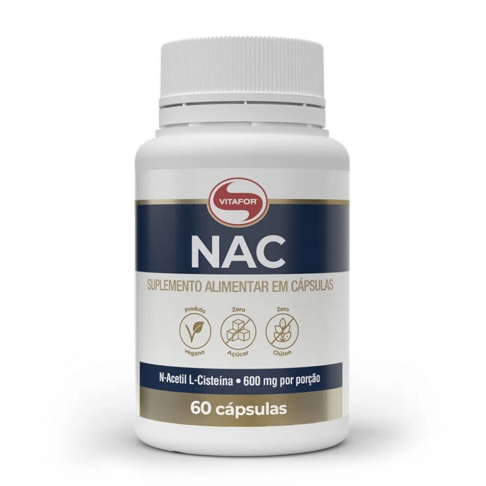 NAC N-Acetil L-Cisteína 600mg (60 caps) VitaFor