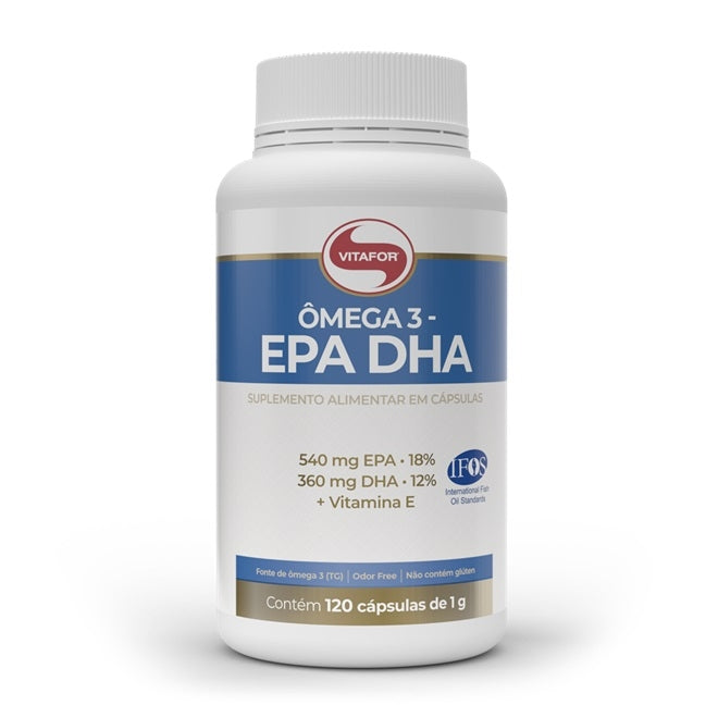 Ômega 3 EPA DHA 1g (120 Caps) VitaFor