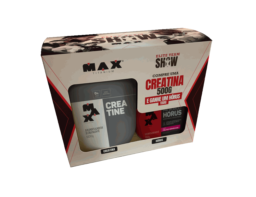 Promopack Creatina 500g + Hórus (150g) - Max Titanium