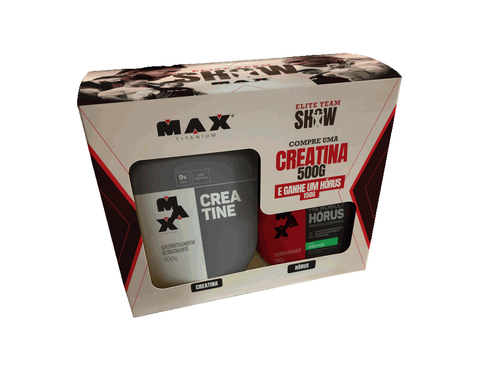 Promopack Creatina 500g + Hórus (150g) - Max Titanium