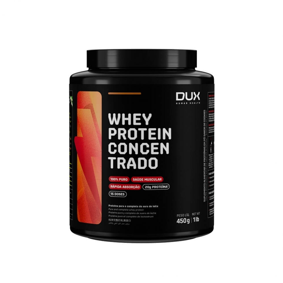 Whey Protein Concentrado Pote (450g) - Dux Human Health