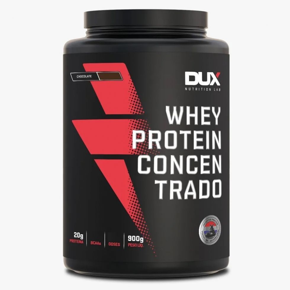 Whey Protein Concentrado (900g) – DUX Nutrition - Chocolate