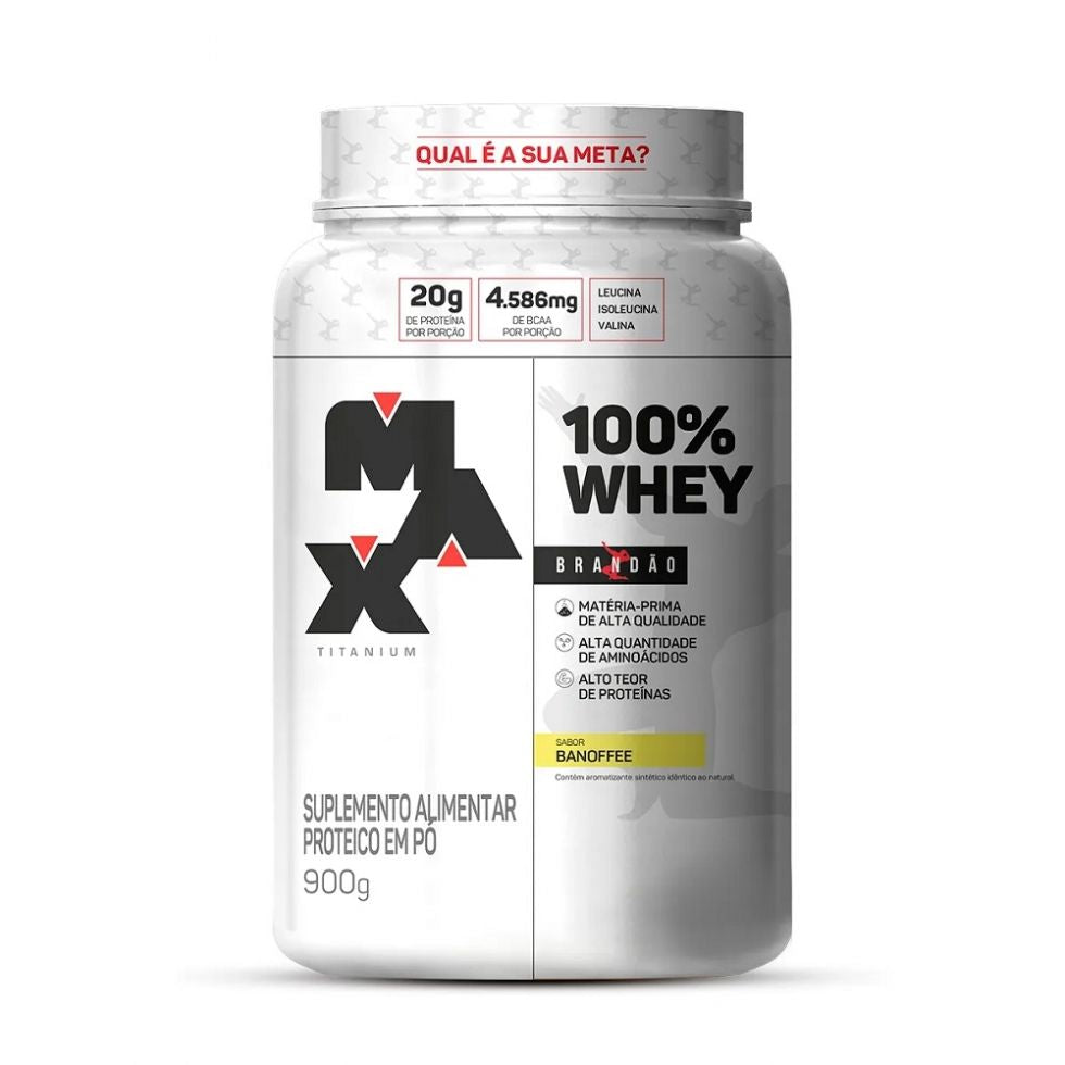 100% Whey (900g) - Max Titanium