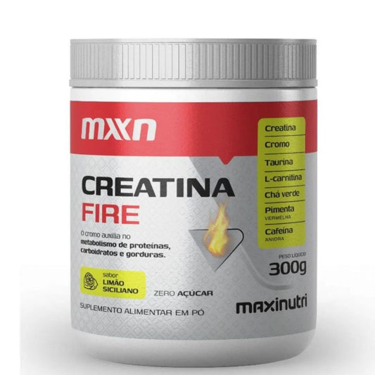 Creatina Fire (300g) - Limão Siciliano MaxiNutri