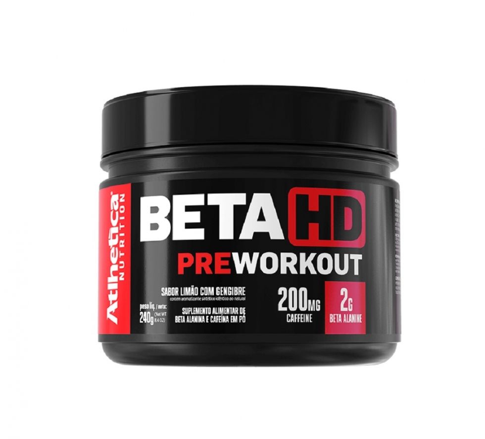 Beta HD Pre Workout (240g) - Atlhetica Nutrition