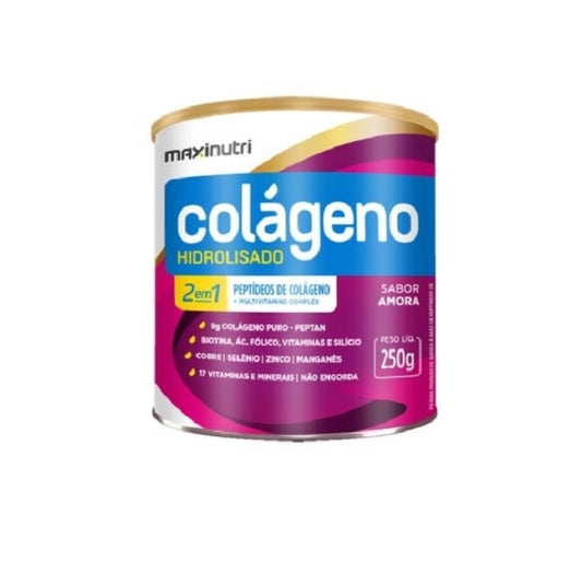 Colágeno Hidrolisado 2 em 1 ZERO (250g) - MaxiNutri