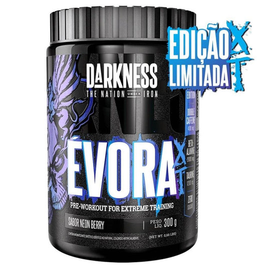 Pré Treino Évora XT com 300g Sabor Neon Berry - Darkness