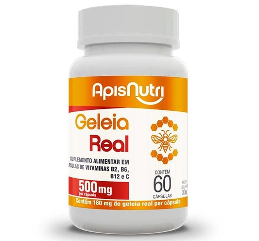 GELEIA REAL 500mg (60 caps) - APISNUTRI