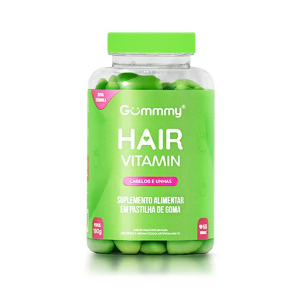 Gummmy Hair Vitamin (60 gomas) - Maçã Verde Gummy