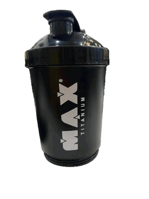 Coqueteleira 3 Doses (600ml) - Preta Max Titanium