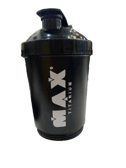 Coqueteleira 3 Doses (600ml) - Preta Max Titanium