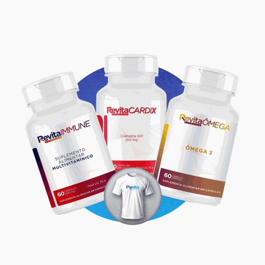 Kit Saúde e Imunidade - Brinde Camiseta Revita Revita Nutrition