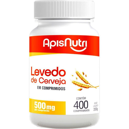 Levedo de Cerveja 500mg (400 comprimidos) Apisnutri
