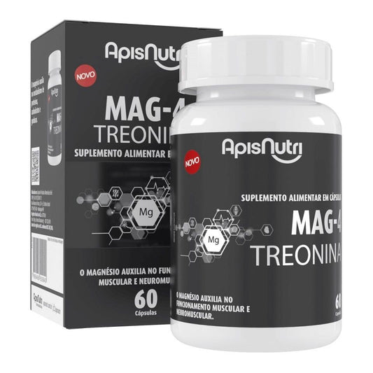 Mag-4 + Treonina (60 caps) Apisnutri
