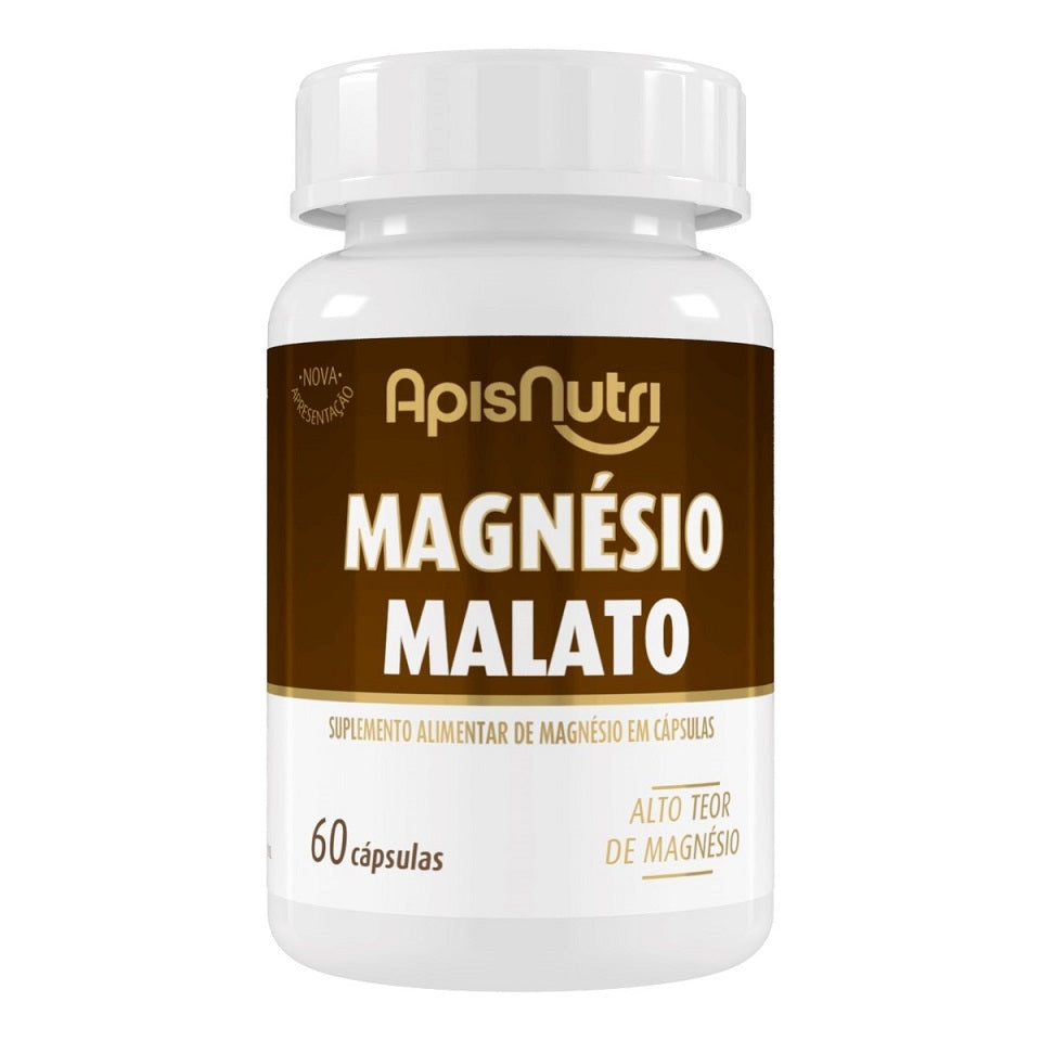 Magnésio Malato (60 caps) Apisnutri