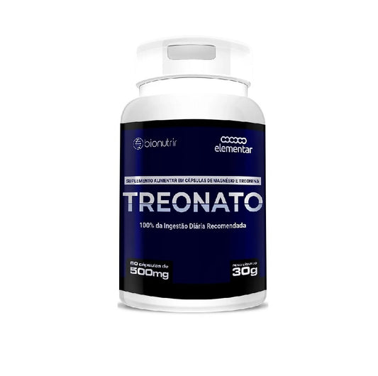 Magnésio Treonato 500mg (60 caps) BioNutrir