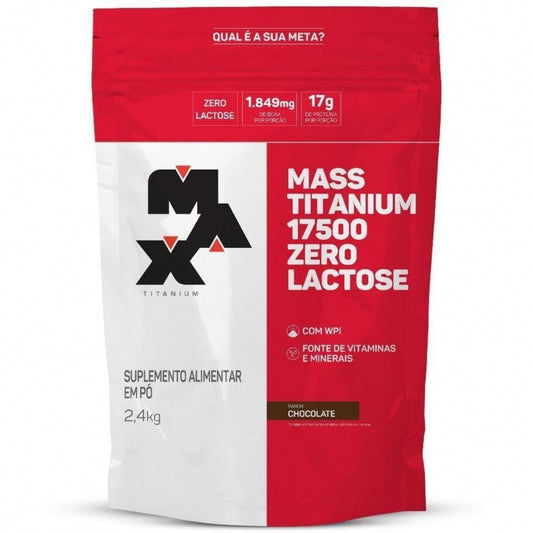 Mass Titanium 17500 Zero Lactose (2,4kg) - Chocolate Max Titanium