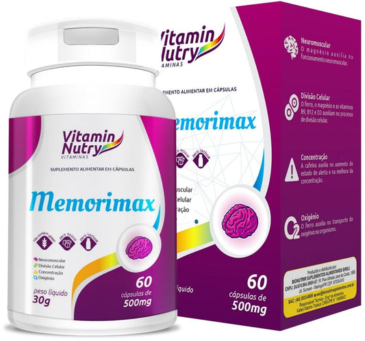 Memorimax 500mg (60 caps) BioNutrir