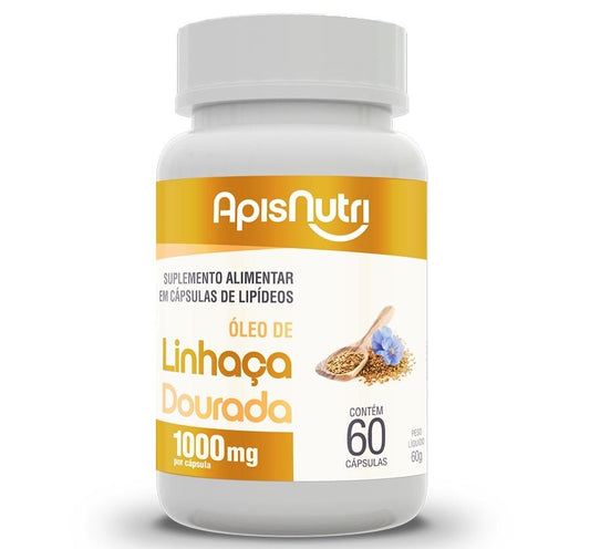 Óleo de Linhaça 1000mg (60 caps) - ApisNutri