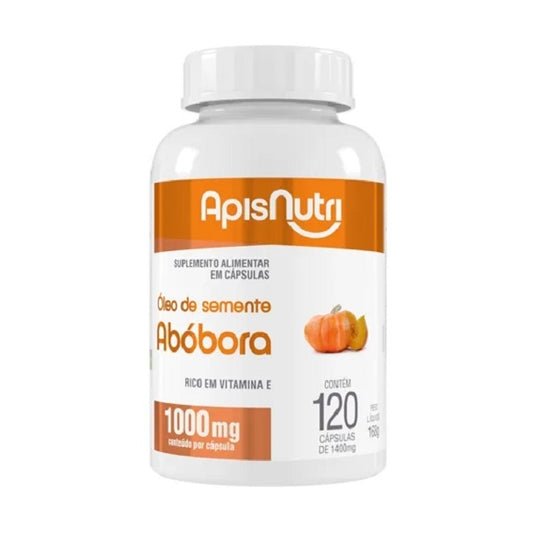 Óleo de Semente de Abóbora 1000mg (120 caps) Apisnutri