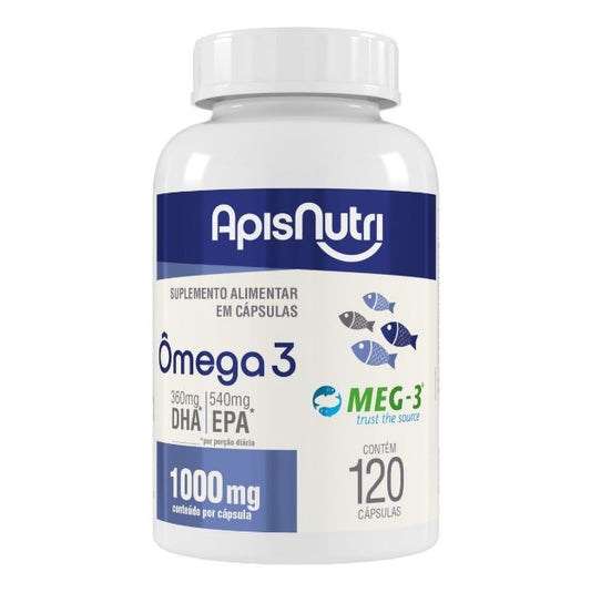 Ômega 3 1000mg (120 caps) Apisnutri