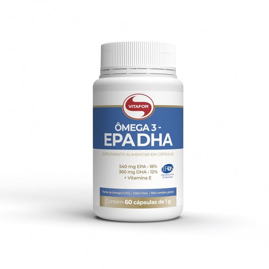 Ômega 3 EPA DHA 1g (60 Caps) VitaFor