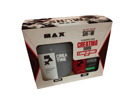 Promopack Creatina 500g + Hórus (150g) - Max Titanium
