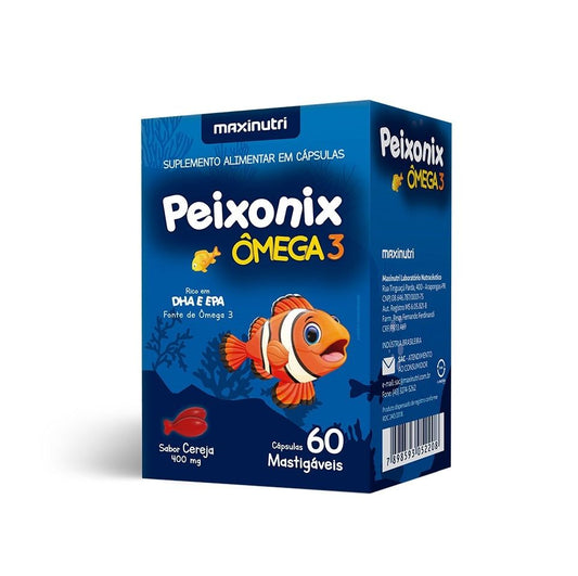 Peixonix Ômega 3 400mg (60 caps) MaxiNutri