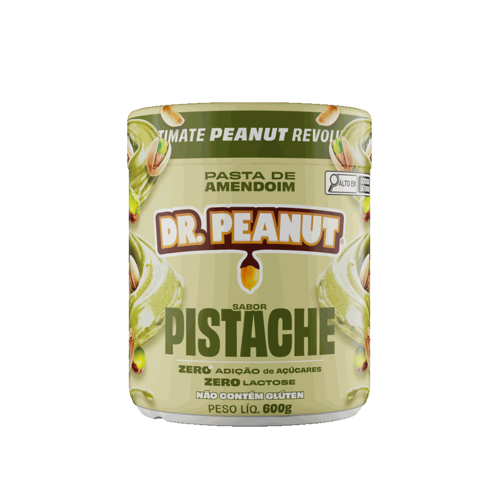 Pasta de Amendoim com 600g de Sabor Pistache – Dr. Peanut