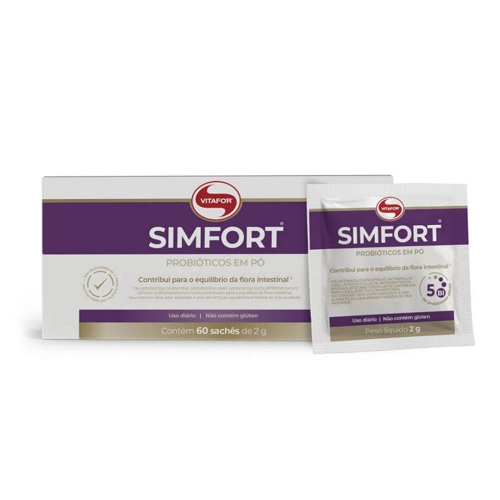 Simfort - Probiótico (Display 60 sachês de 2g) VitaFor