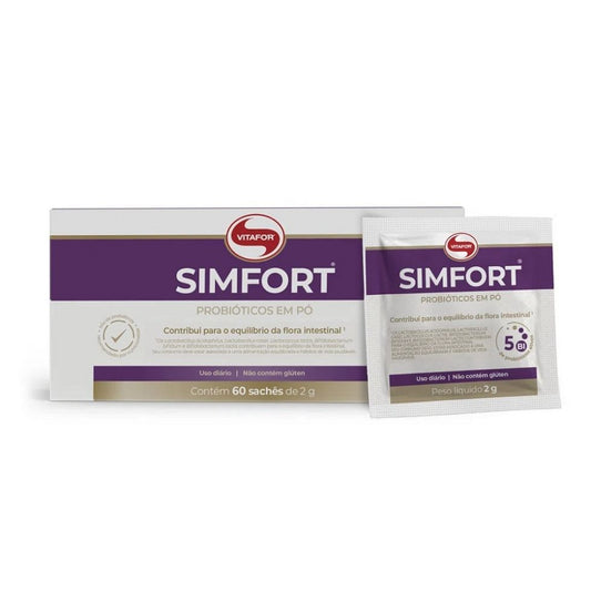 Simfort - Probiótico (Display 60 sachês de 2g) VitaFor