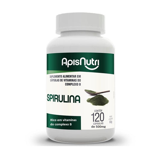 SPIRULINA 500mg (120 CAPS) - APISNUTRI