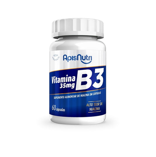 VITAMINA B3 35mg (60 caps) - APISNUTRI