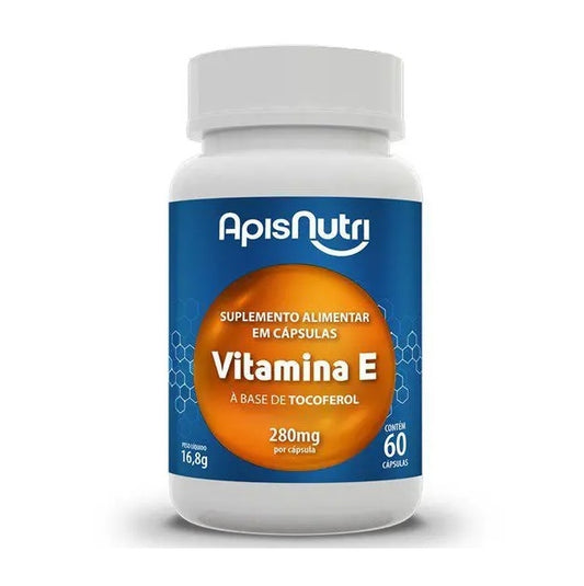 Vitamina E Oil - 280mg (60 Caps) Apisnutri