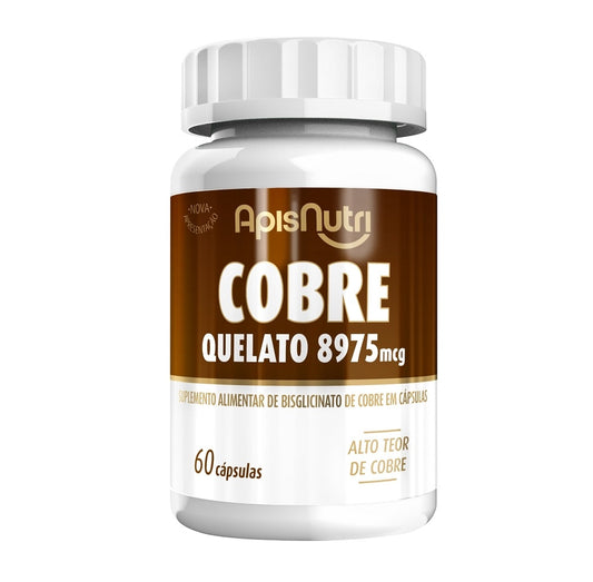 Cobre - 8975mcg (60 caps) Apisnutri