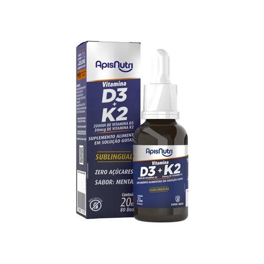 Vitamina D3 + K2 Gotas (20ml) Apisnutri