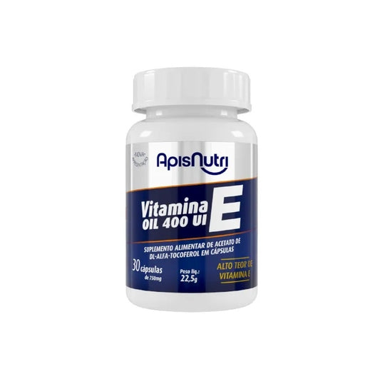 Vitamina E Oil - 750mg (30 Caps) Apisnutri