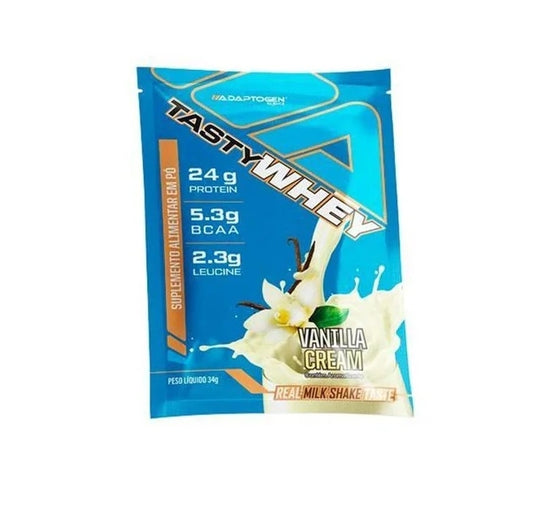 Tasty Whey Sachê - Vanilla Cream (34g) Adaptogen