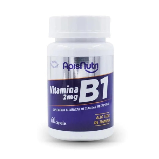 Vitamina B1 - 280mg (60 caps) Apisnutri