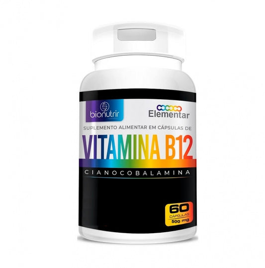 Vitamina B12 500mg (60 caps) BioNutrir