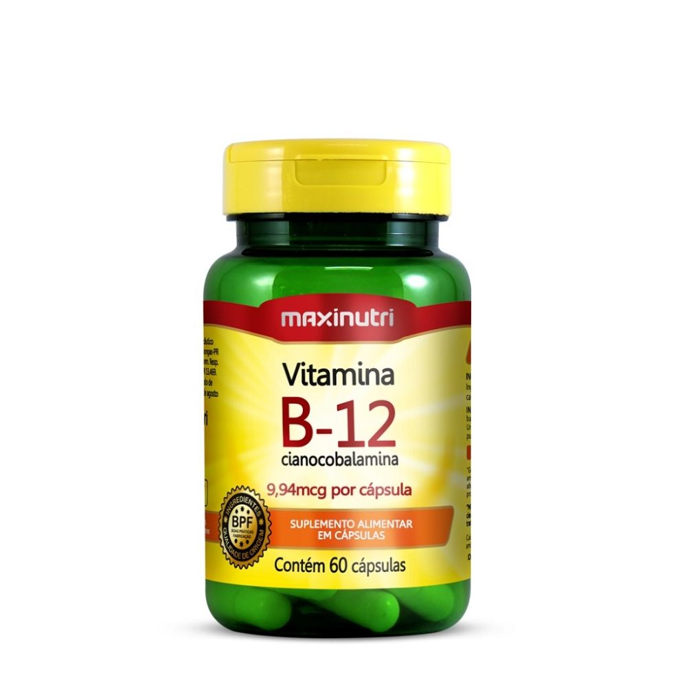 Vitamina B12 (60 caps) MaxiNutri