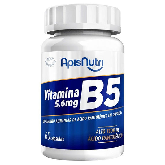 Vitamina B5 - 5,6mg (60 caps) Apisnutri