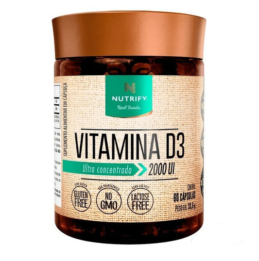 Vitamina D3 2000UI (60 caps) Nutrify