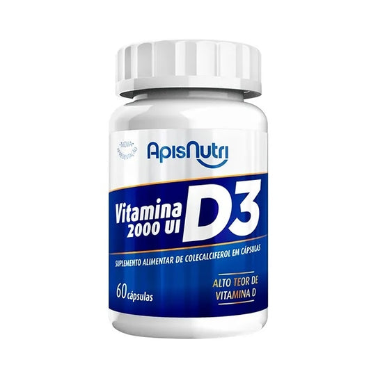 Vitamina D3 2000UI (60 caps) Apisnutri
