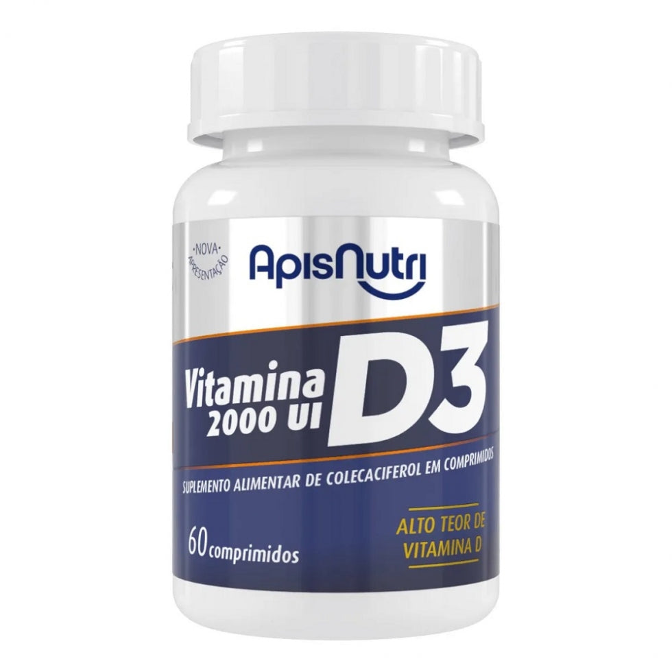 Vitamina D3 2000UI (60 comp) Apisnutri